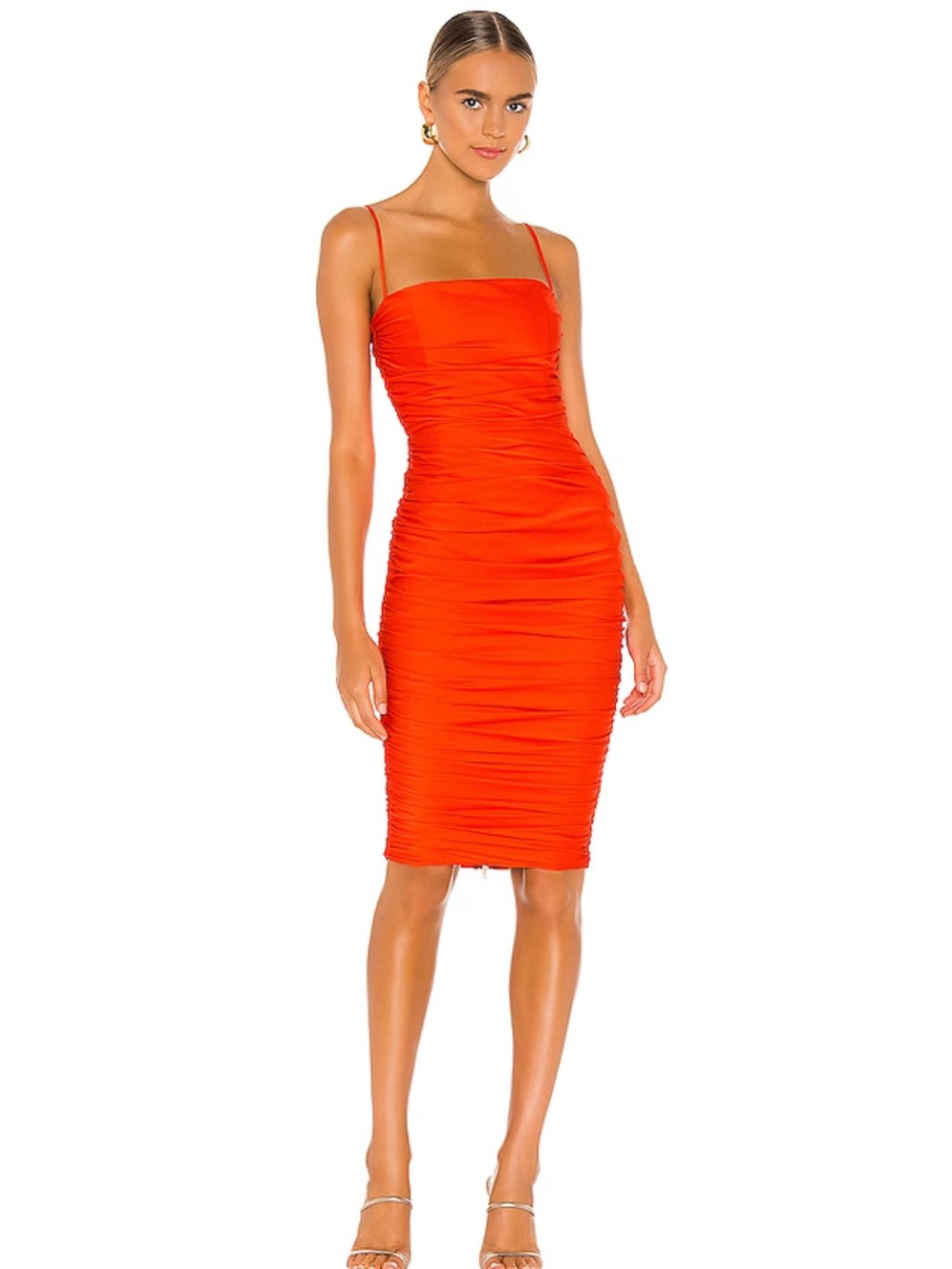 NWT Nookie Cooper Midi Dress in Tangerine